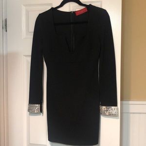 Black long sleeve dress
